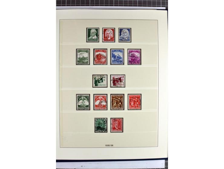 1872/1945, vorwiegend gestempelte Sammlung, beginnend mit schönem Brustschildteil, dabei Mi.-Nr. 11, 27, 28 und 29-30, danach