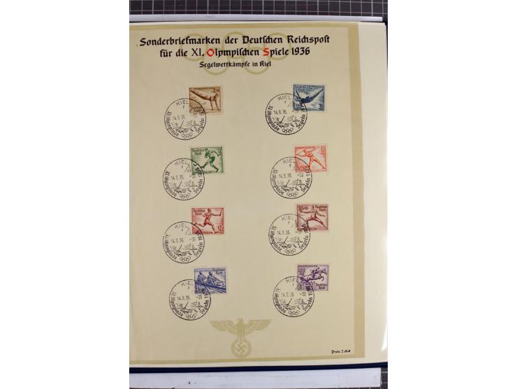 1872/1945, vorwiegend gestempelte Sammlung, beginnend mit schönem Brustschildteil, dabei Mi.-Nr. 11, 27, 28 und 29-30, danach
