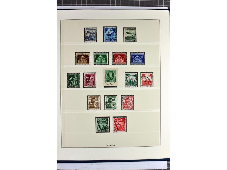 1872/1945, vorwiegend gestempelte Sammlung, beginnend mit schönem Brustschildteil, dabei Mi.-Nr. 11, 27, 28 und 29-30, danach