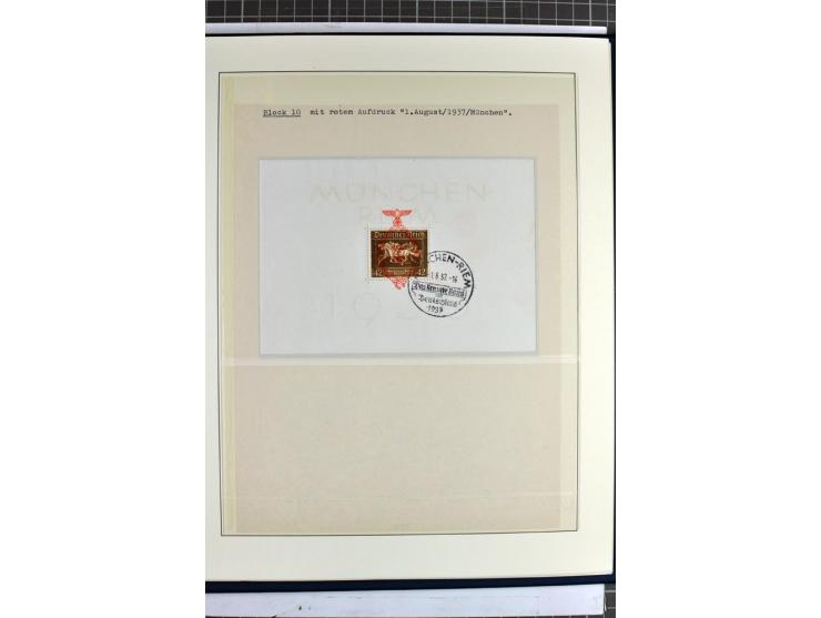 1872/1945, vorwiegend gestempelte Sammlung, beginnend mit schönem Brustschildteil, dabei Mi.-Nr. 11, 27, 28 und 29-30, danach