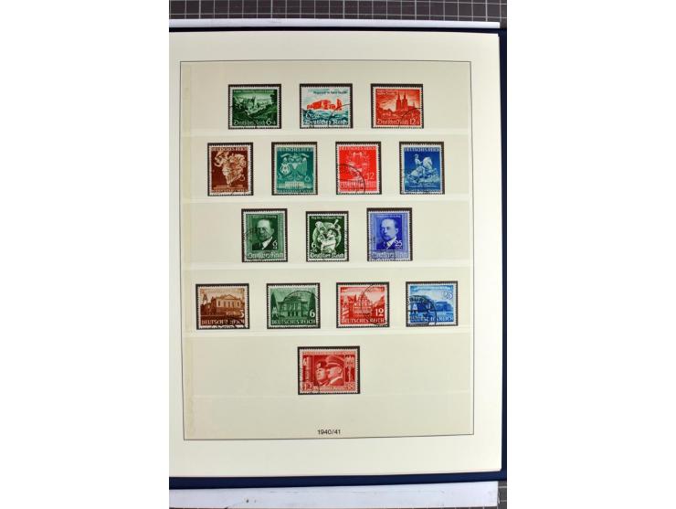 1872/1945, vorwiegend gestempelte Sammlung, beginnend mit schönem Brustschildteil, dabei Mi.-Nr. 11, 27, 28 und 29-30, danach