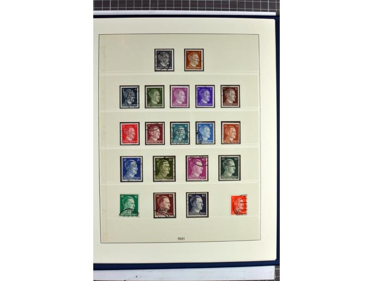 1872/1945, vorwiegend gestempelte Sammlung, beginnend mit schönem Brustschildteil, dabei Mi.-Nr. 11, 27, 28 und 29-30, danach