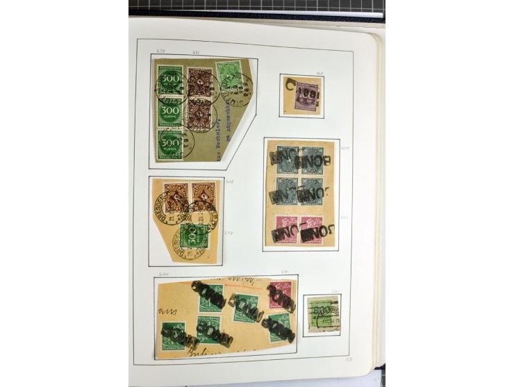 1872/1945, überwiegend gestempelte Sammlung mit u.a. Mi.-Nr. 24 (kleine Beanstandungen, Fotoattest Krug BPP), 66 (2), Bl.3 au