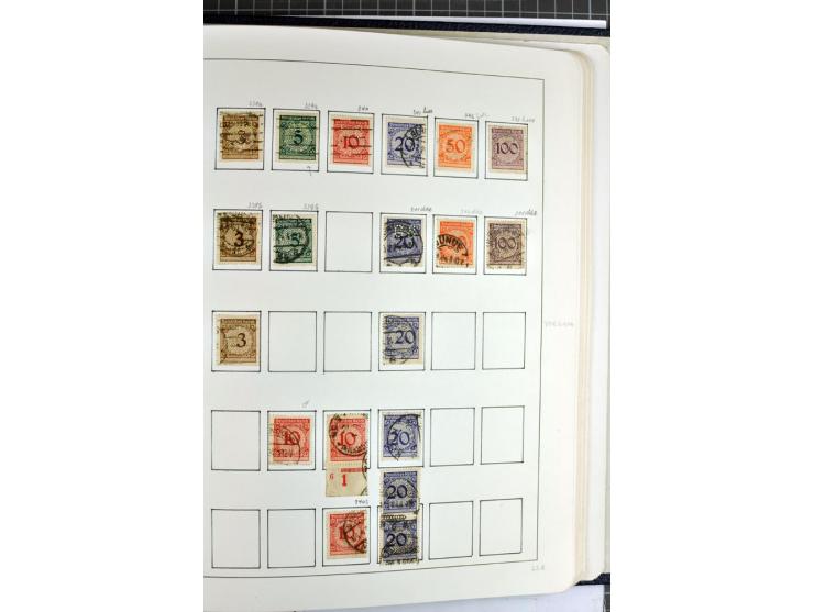 1872/1945, überwiegend gestempelte Sammlung mit u.a. Mi.-Nr. 24 (kleine Beanstandungen, Fotoattest Krug BPP), 66 (2), Bl.3 au