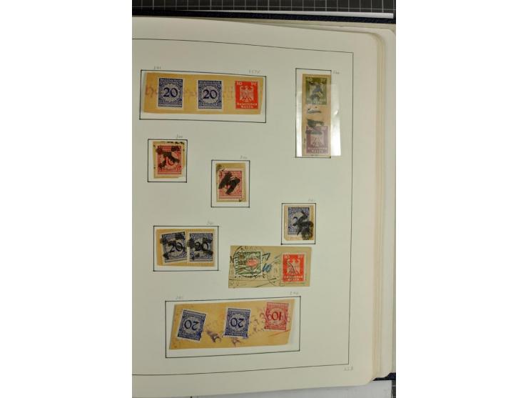 1872/1945, überwiegend gestempelte Sammlung mit u.a. Mi.-Nr. 24 (kleine Beanstandungen, Fotoattest Krug BPP), 66 (2), Bl.3 au