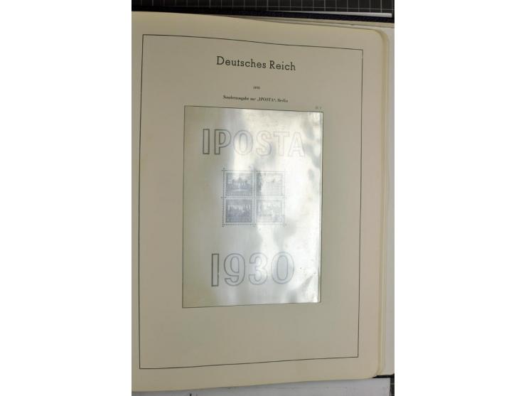 1872/1945, überwiegend gestempelte Sammlung mit u.a. Mi.-Nr. 24 (kleine Beanstandungen, Fotoattest Krug BPP), 66 (2), Bl.3 au