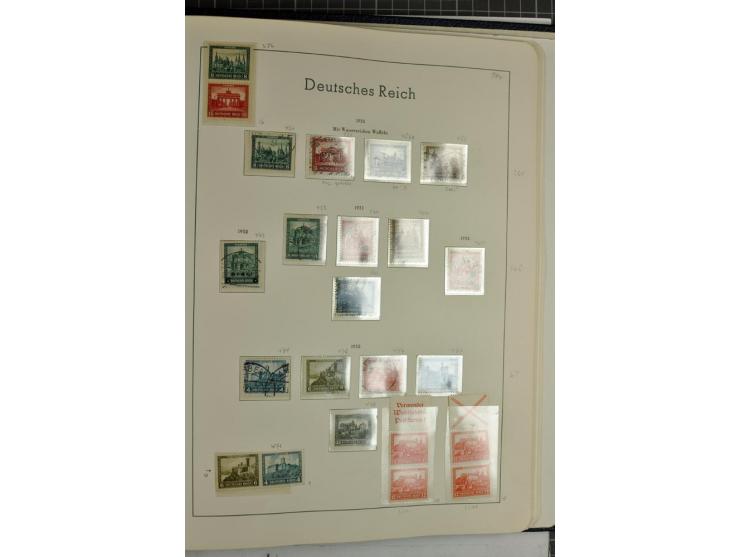 1872/1945, überwiegend gestempelte Sammlung mit u.a. Mi.-Nr. 24 (kleine Beanstandungen, Fotoattest Krug BPP), 66 (2), Bl.3 au