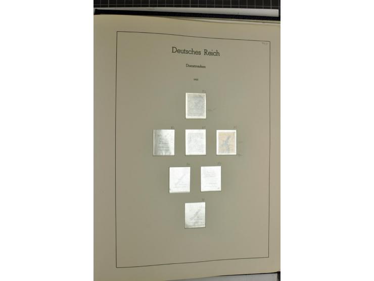 1872/1945, überwiegend gestempelte Sammlung mit u.a. Mi.-Nr. 24 (kleine Beanstandungen, Fotoattest Krug BPP), 66 (2), Bl.3 au