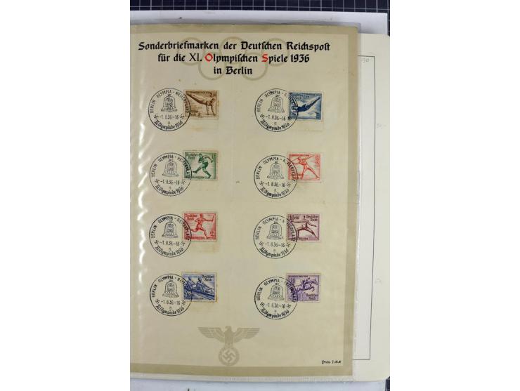 1872/1945, überwiegend gestempelte Sammlung mit u.a. Mi.-Nr. 24 (kleine Beanstandungen, Fotoattest Krug BPP), 66 (2), Bl.3 au