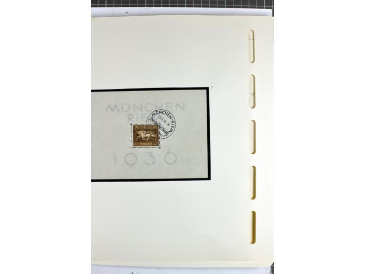 1872/1945, überwiegend gestempelte Sammlung mit u.a. Mi.-Nr. 24 (kleine Beanstandungen, Fotoattest Krug BPP), 66 (2), Bl.3 au