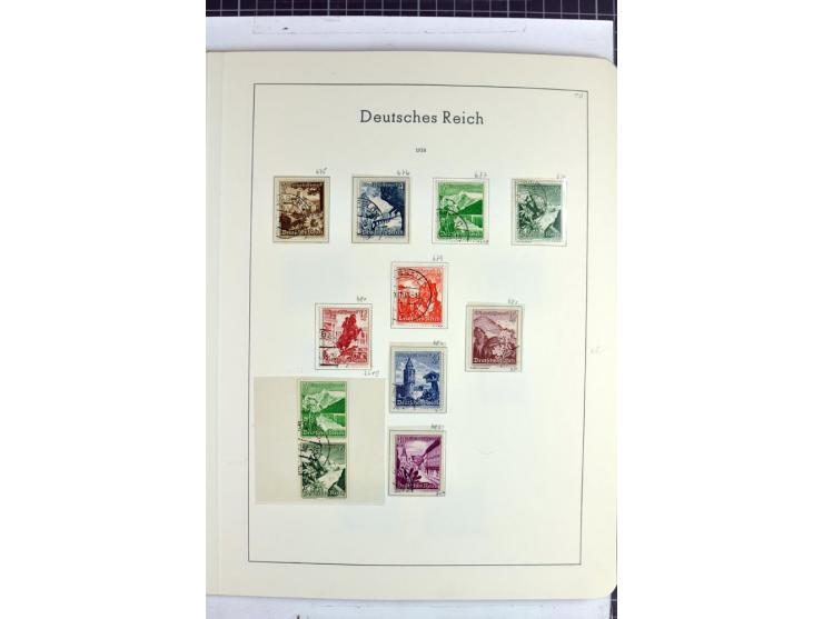 1872/1945, überwiegend gestempelte Sammlung mit u.a. Mi.-Nr. 24 (kleine Beanstandungen, Fotoattest Krug BPP), 66 (2), Bl.3 au