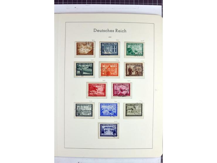 1872/1945, überwiegend gestempelte Sammlung mit u.a. Mi.-Nr. 24 (kleine Beanstandungen, Fotoattest Krug BPP), 66 (2), Bl.3 au