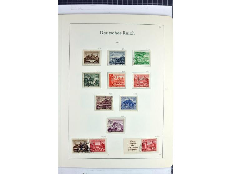 1872/1945, überwiegend gestempelte Sammlung mit u.a. Mi.-Nr. 24 (kleine Beanstandungen, Fotoattest Krug BPP), 66 (2), Bl.3 au