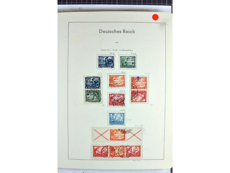 1872/1945, überwiegend gestempelte Sammlung mit u.a. Mi.-Nr. 24 (kleine Beanstandungen, Fotoattest Krug BPP), 66 (2), Bl.3 au