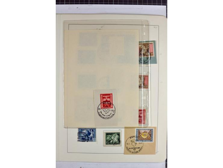 1872/1945, überwiegend gestempelte Sammlung mit u.a. Mi.-Nr. 24 (kleine Beanstandungen, Fotoattest Krug BPP), 66 (2), Bl.3 au