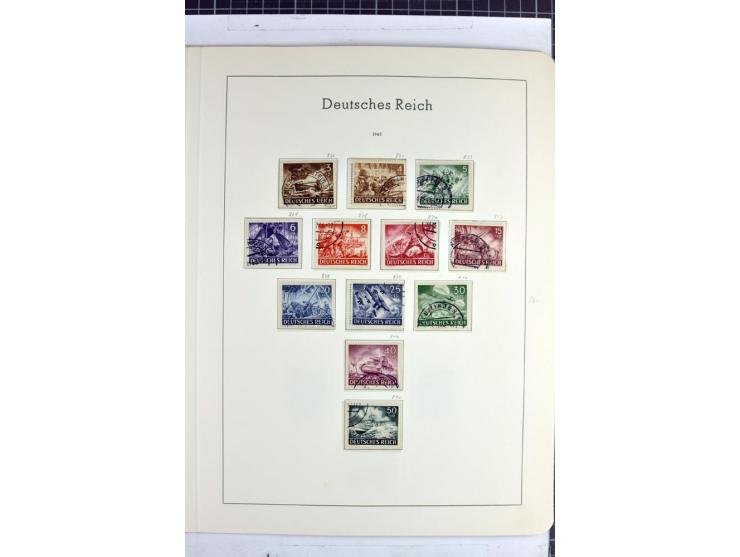 1872/1945, überwiegend gestempelte Sammlung mit u.a. Mi.-Nr. 24 (kleine Beanstandungen, Fotoattest Krug BPP), 66 (2), Bl.3 au