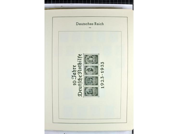 1872/1945, überwiegend gestempelte Sammlung mit u.a. Mi.-Nr. 24 (kleine Beanstandungen, Fotoattest Krug BPP), 66 (2), Bl.3 au