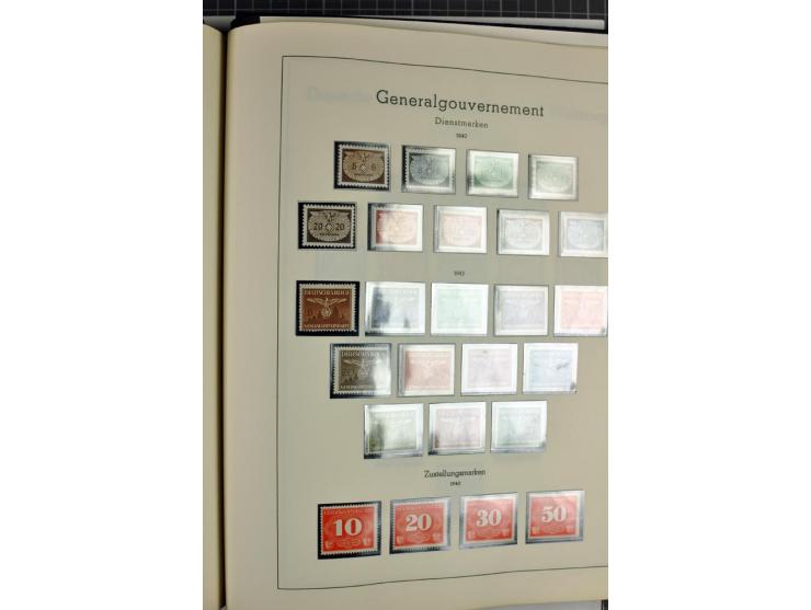 1872/1945, meist ungebrauchte Sammlung ab Brustschild im Vordruckalbum, bis 1900 überwiegend ohne Gummi, danach u.a. mit Mi.-