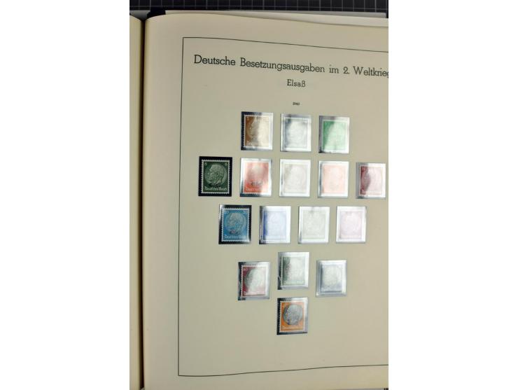 1872/1945, meist ungebrauchte Sammlung ab Brustschild im Vordruckalbum, bis 1900 überwiegend ohne Gummi, danach u.a. mit Mi.-