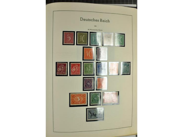 1872/1945, meist ungebrauchte Sammlung ab Brustschild im Vordruckalbum, bis 1900 überwiegend ohne Gummi, danach u.a. mit Mi.-