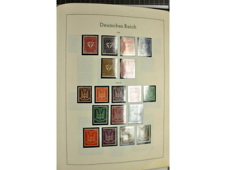 1872/1945, meist ungebrauchte Sammlung ab Brustschild im Vordruckalbum, bis 1900 überwiegend ohne Gummi, danach u.a. mit Mi.-