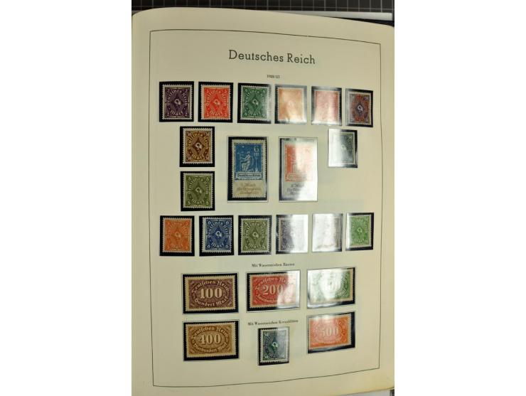 1872/1945, meist ungebrauchte Sammlung ab Brustschild im Vordruckalbum, bis 1900 überwiegend ohne Gummi, danach u.a. mit Mi.-
