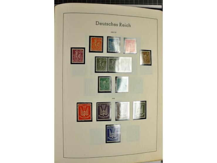 1872/1945, meist ungebrauchte Sammlung ab Brustschild im Vordruckalbum, bis 1900 überwiegend ohne Gummi, danach u.a. mit Mi.-