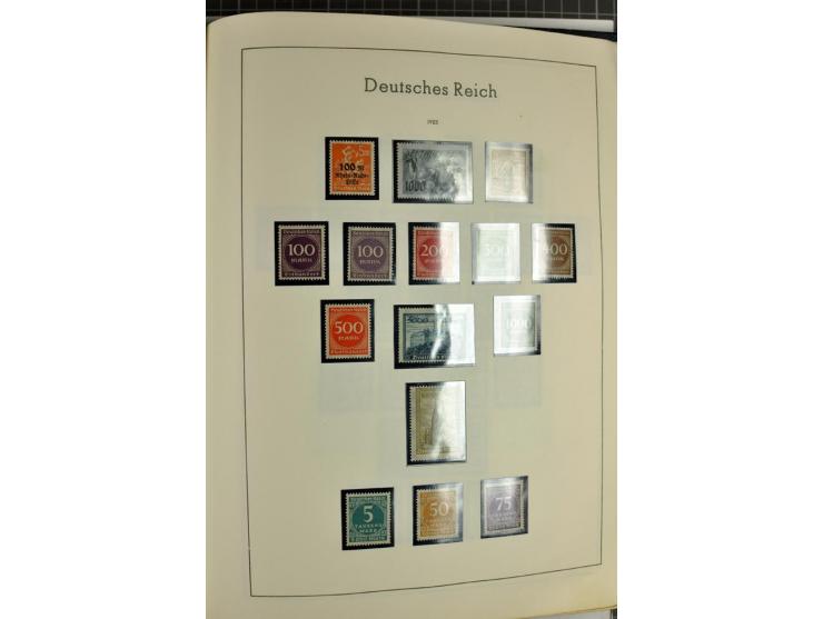 1872/1945, meist ungebrauchte Sammlung ab Brustschild im Vordruckalbum, bis 1900 überwiegend ohne Gummi, danach u.a. mit Mi.-