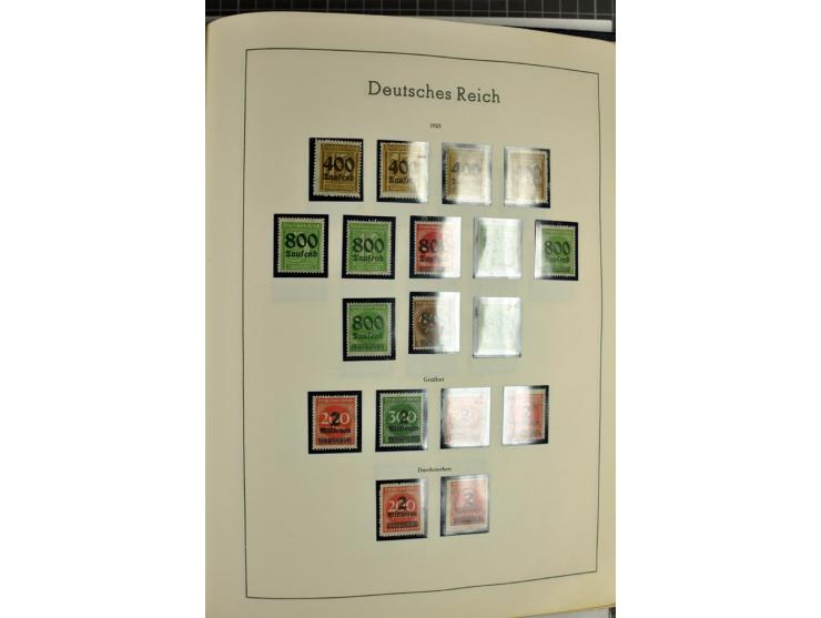 1872/1945, meist ungebrauchte Sammlung ab Brustschild im Vordruckalbum, bis 1900 überwiegend ohne Gummi, danach u.a. mit Mi.-