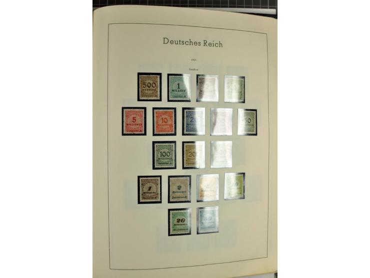 1872/1945, meist ungebrauchte Sammlung ab Brustschild im Vordruckalbum, bis 1900 überwiegend ohne Gummi, danach u.a. mit Mi.-