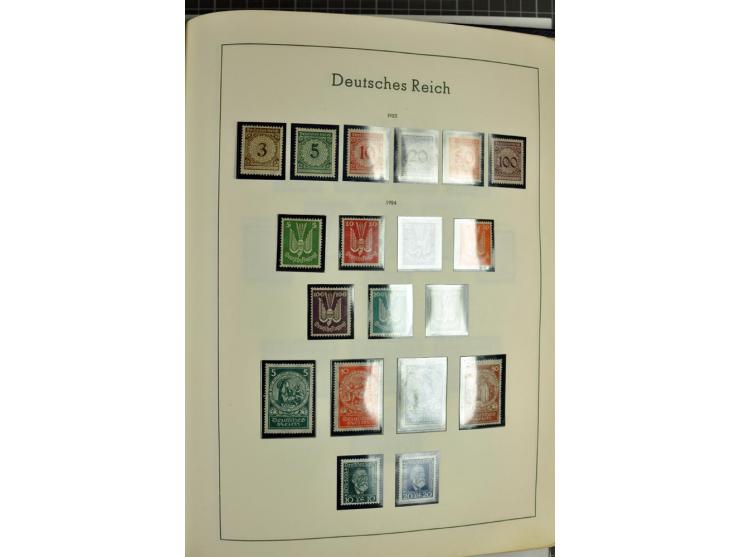 1872/1945, meist ungebrauchte Sammlung ab Brustschild im Vordruckalbum, bis 1900 überwiegend ohne Gummi, danach u.a. mit Mi.-