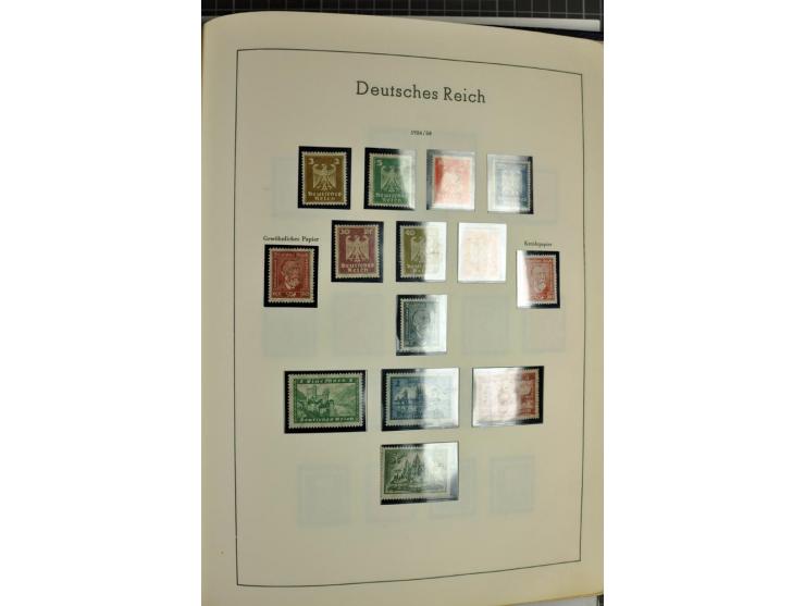 1872/1945, meist ungebrauchte Sammlung ab Brustschild im Vordruckalbum, bis 1900 überwiegend ohne Gummi, danach u.a. mit Mi.-