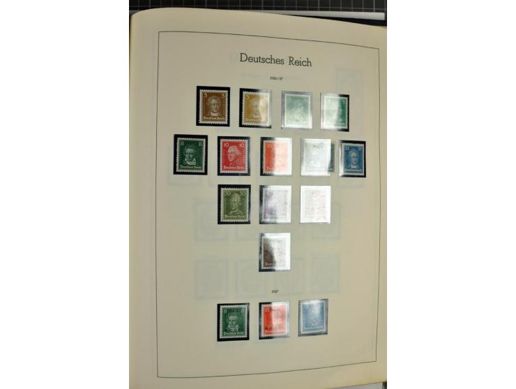 1872/1945, meist ungebrauchte Sammlung ab Brustschild im Vordruckalbum, bis 1900 überwiegend ohne Gummi, danach u.a. mit Mi.-