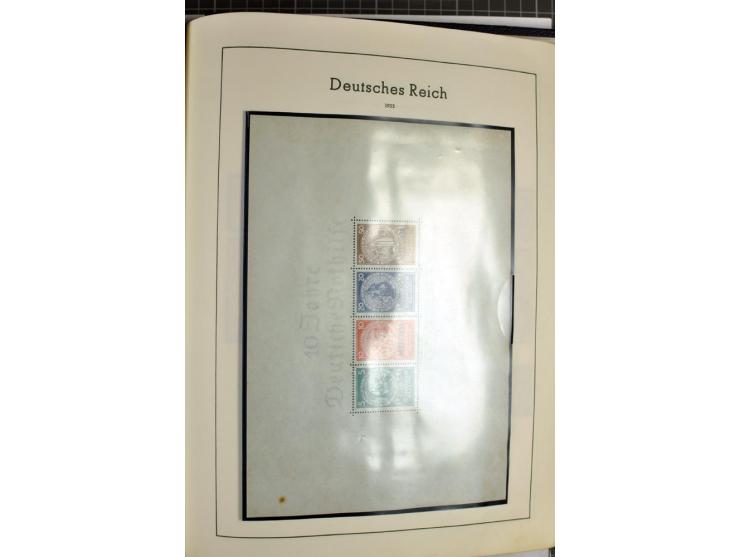 1872/1945, meist ungebrauchte Sammlung ab Brustschild im Vordruckalbum, bis 1900 überwiegend ohne Gummi, danach u.a. mit Mi.-