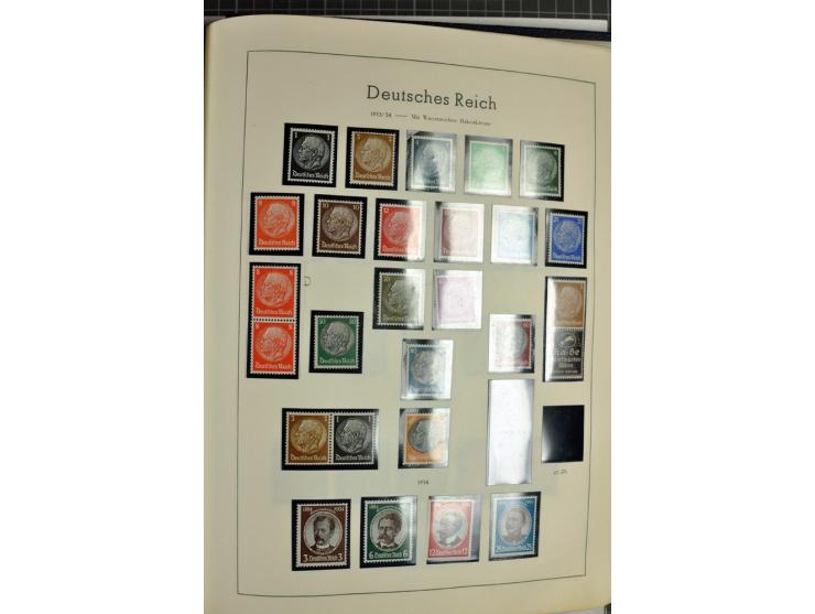 1872/1945, meist ungebrauchte Sammlung ab Brustschild im Vordruckalbum, bis 1900 überwiegend ohne Gummi, danach u.a. mit Mi.-