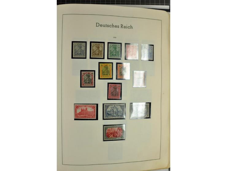 1872/1945, meist ungebrauchte Sammlung ab Brustschild im Vordruckalbum, bis 1900 überwiegend ohne Gummi, danach u.a. mit Mi.-
