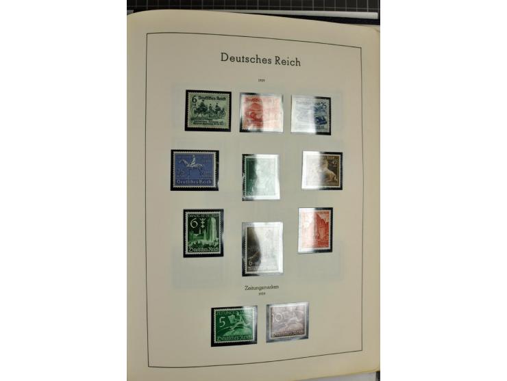 1872/1945, meist ungebrauchte Sammlung ab Brustschild im Vordruckalbum, bis 1900 überwiegend ohne Gummi, danach u.a. mit Mi.-