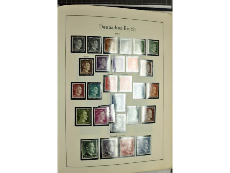 1872/1945, meist ungebrauchte Sammlung ab Brustschild im Vordruckalbum, bis 1900 überwiegend ohne Gummi, danach u.a. mit Mi.-