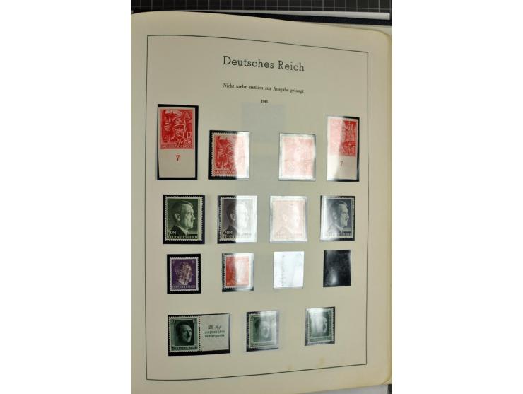 1872/1945, meist ungebrauchte Sammlung ab Brustschild im Vordruckalbum, bis 1900 überwiegend ohne Gummi, danach u.a. mit Mi.-