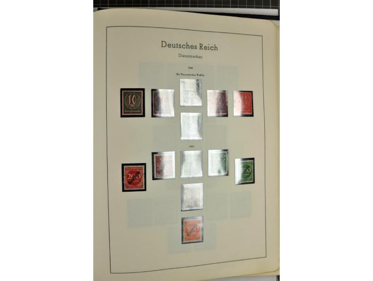 1872/1945, meist ungebrauchte Sammlung ab Brustschild im Vordruckalbum, bis 1900 überwiegend ohne Gummi, danach u.a. mit Mi.-