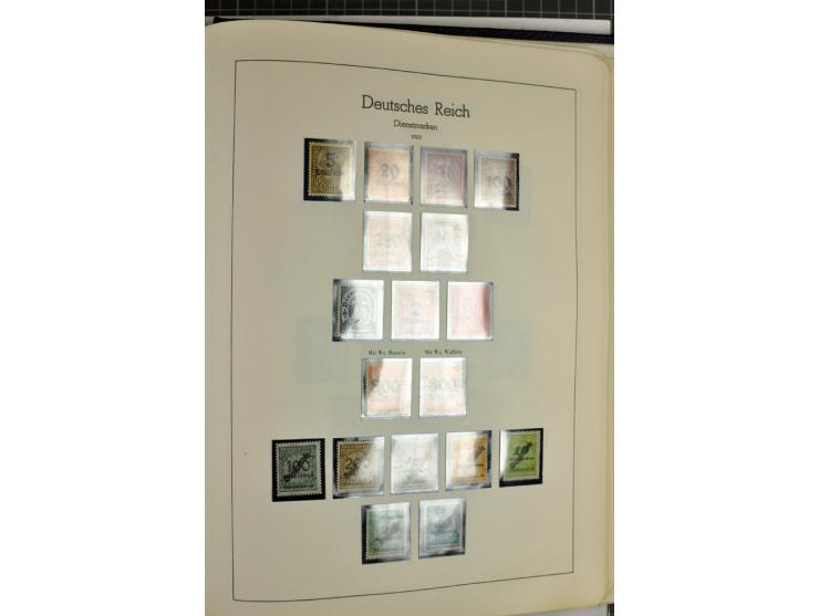 1872/1945, meist ungebrauchte Sammlung ab Brustschild im Vordruckalbum, bis 1900 überwiegend ohne Gummi, danach u.a. mit Mi.-