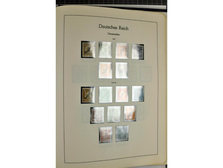 1872/1945, meist ungebrauchte Sammlung ab Brustschild im Vordruckalbum, bis 1900 überwiegend ohne Gummi, danach u.a. mit Mi.-