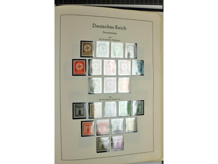 1872/1945, meist ungebrauchte Sammlung ab Brustschild im Vordruckalbum, bis 1900 überwiegend ohne Gummi, danach u.a. mit Mi.-