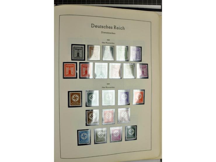 1872/1945, meist ungebrauchte Sammlung ab Brustschild im Vordruckalbum, bis 1900 überwiegend ohne Gummi, danach u.a. mit Mi.-
