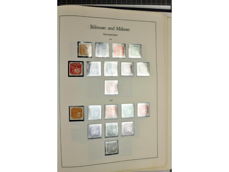 1872/1945, meist ungebrauchte Sammlung ab Brustschild im Vordruckalbum, bis 1900 überwiegend ohne Gummi, danach u.a. mit Mi.-