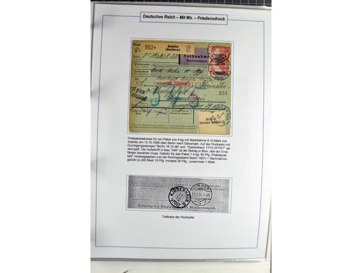 1875/1918, umfangreiche gestempelte Sammlung inkl. etwas Dienst ab Mi.-Nr. I (auf Brief) mit vielen Farben, Zwischenstegpaare
