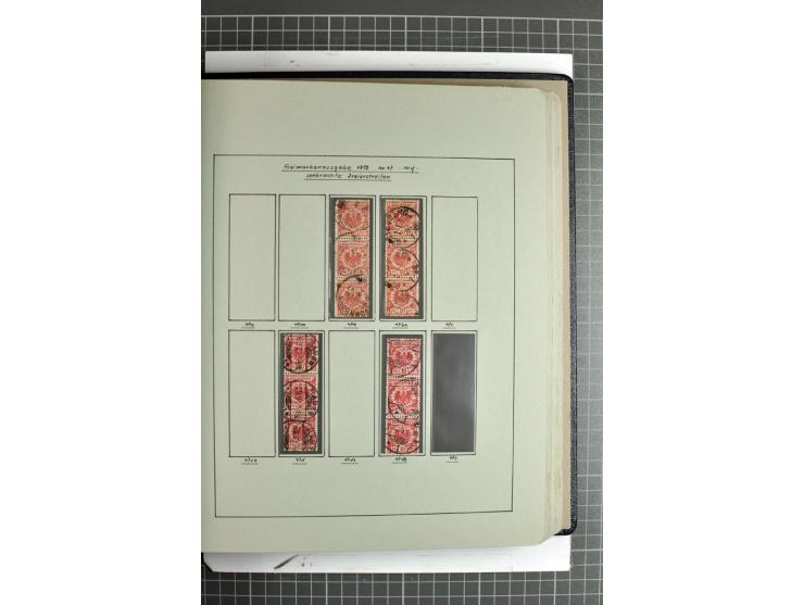 1889/1900, interessante, meist gestempelte Spezial-Sammlung mit fast allen besseren Farben und vielen Besonderheiten, dabei u
