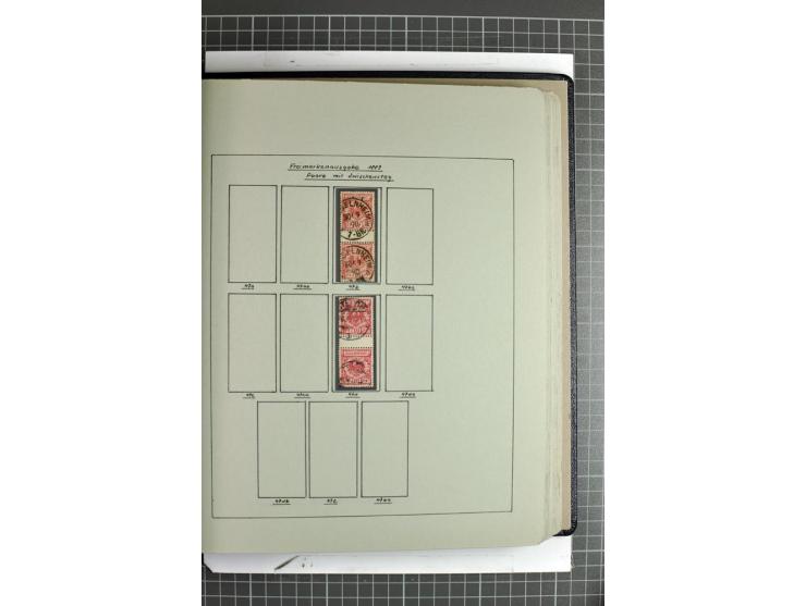 1889/1900, interessante, meist gestempelte Spezial-Sammlung mit fast allen besseren Farben und vielen Besonderheiten, dabei u