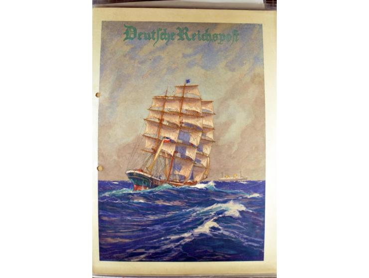 1923/45, meist gestempelte und postfrische Sammlung mit sehr vielen Briefen und Karten, dabei bessere und kpl. Ausgaben, bess
