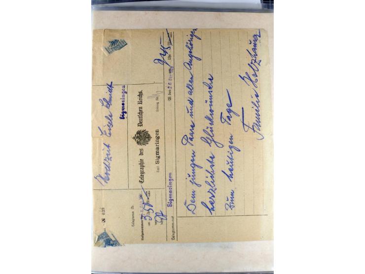 1923/45, meist gestempelte und postfrische Sammlung mit sehr vielen Briefen und Karten, dabei bessere und kpl. Ausgaben, bess
